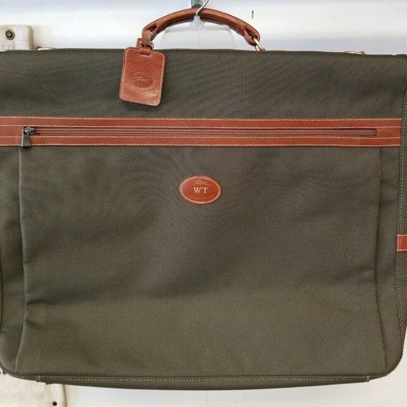 Longchamp Handbags - Longchamp Brown Boxford Canvas Leather Luggage